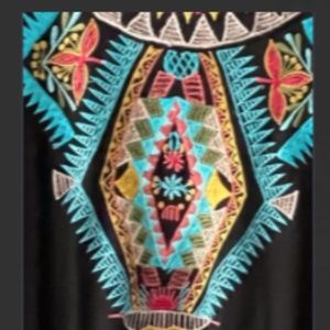 (NWOT) Vintage Collection (India) Women’s Embroidered Top